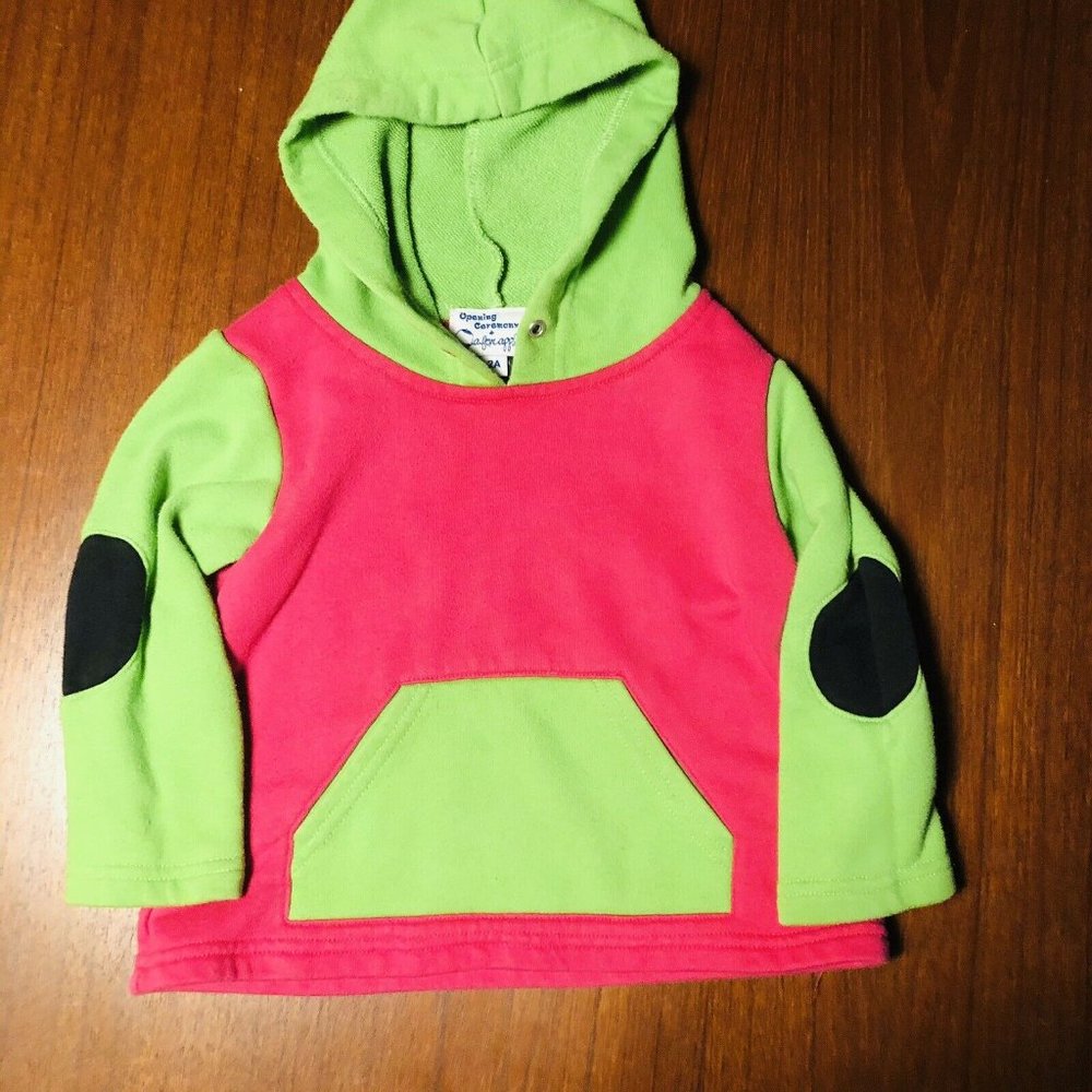 Rare Opening Ceremony x A For Apple Neon Hoodie 2T